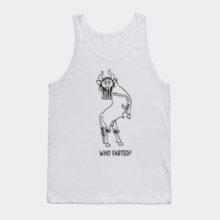 Funny Creature - Who Farted? Tank Top